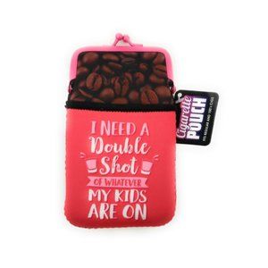 Colorful & Fun Neoprene Cigarette Pouch with Snap Clasp Closure